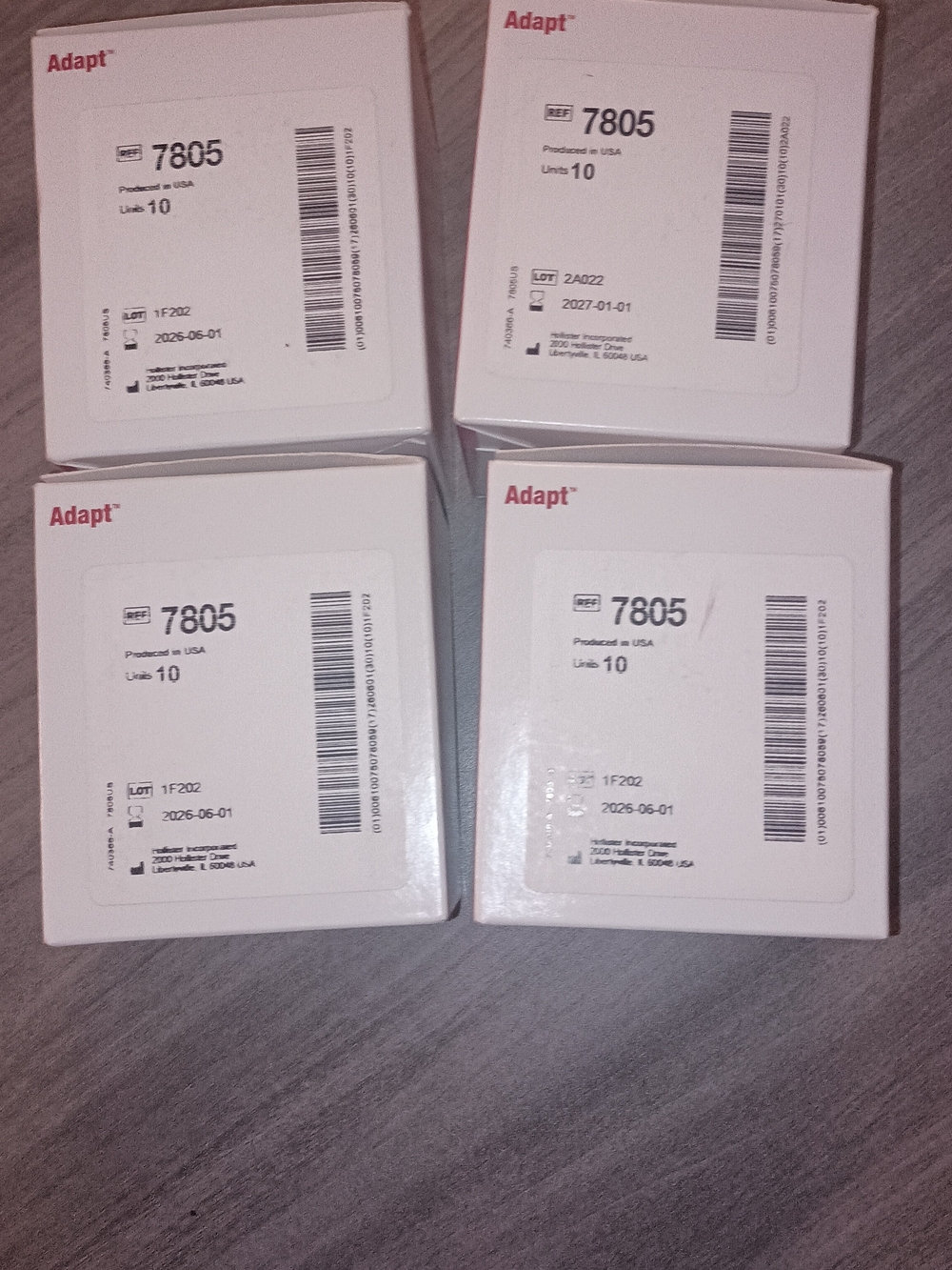 Adapt Ostomy Barrier Rings. 4 Boxes